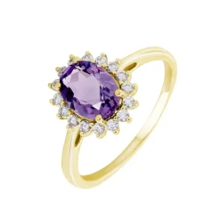 Histoire d'Or Bague Trick Or Jaune Amethyste Et Oxyde or jaune amethyste violette Best