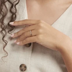 Histoire d'Or Bague Troyen Or Tricolore Diamant Online