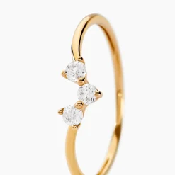 Histoire d'Or Bague Tryphena Or Jaune Diamant Synthétique Online