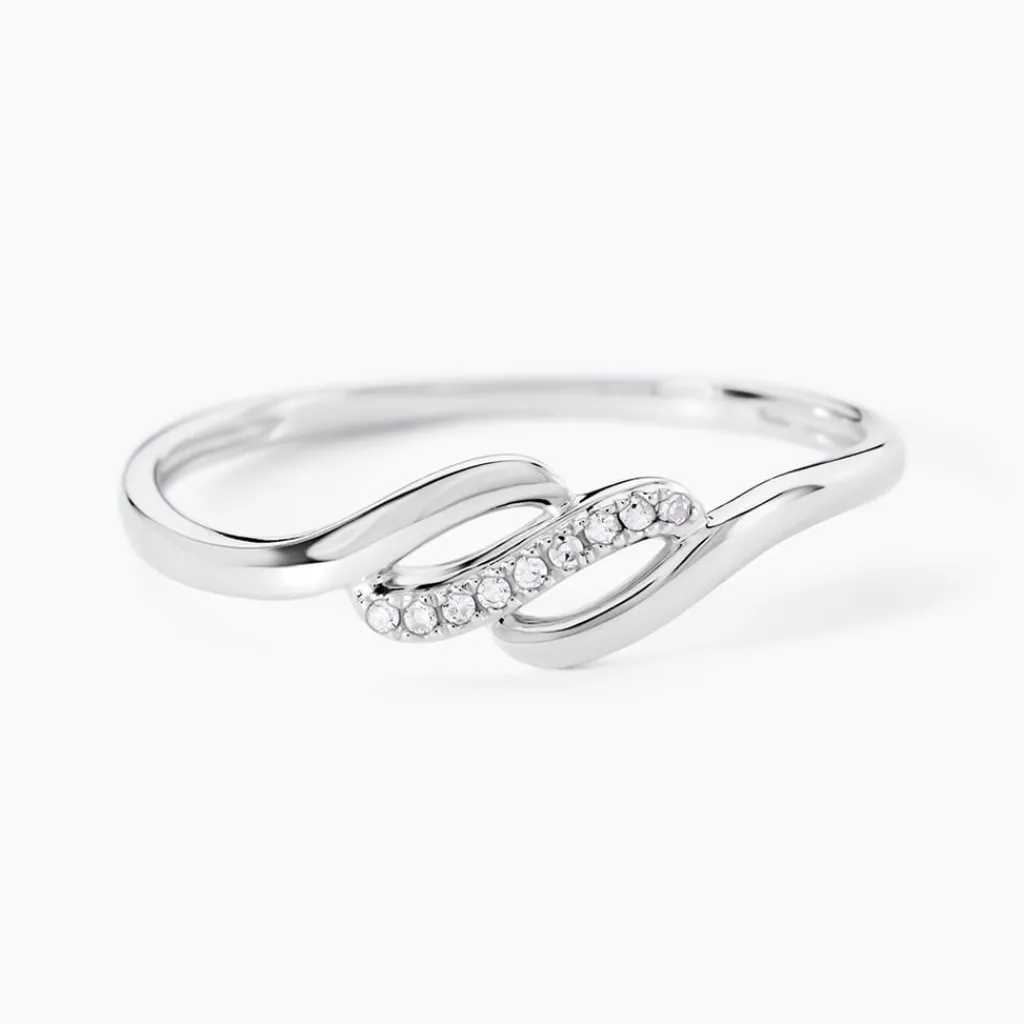 Histoire d'Or Bague Tylane Divers or blanc diamant Clearance