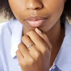 Histoire d'Or Bague Tylane Divers or blanc diamant Clearance