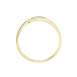 Histoire d'Or Bague Tylane or jaune diamant New