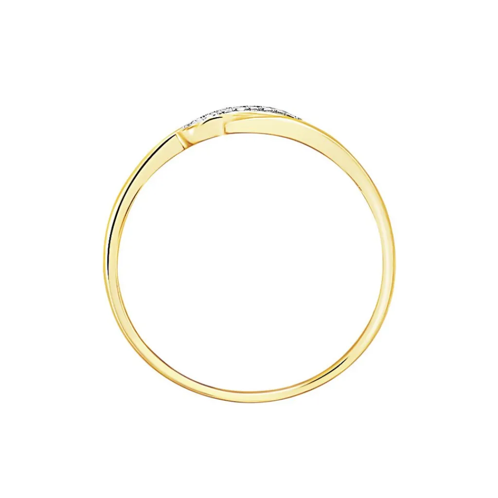 Histoire d'Or Bague Tylane or jaune diamant New