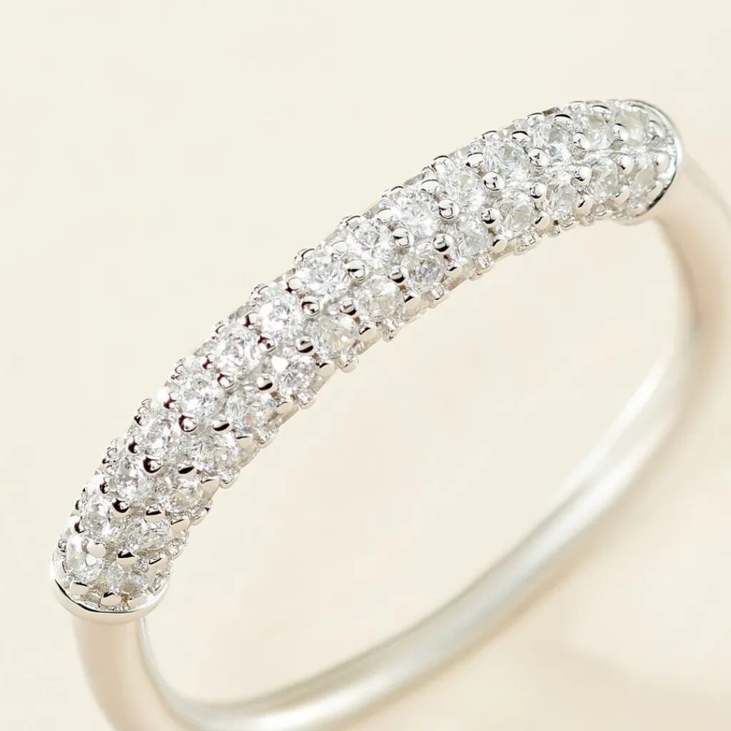 Histoire d'Or Bague Urban Call De Zirconium argent blanc oxyde Best