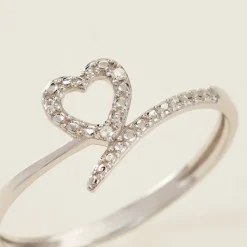 Histoire d'Or Bague Urias Or Blanc Diamant Outlet