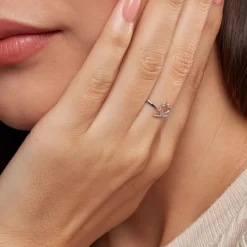 Histoire d'Or Bague Urias Or Blanc Diamant Outlet