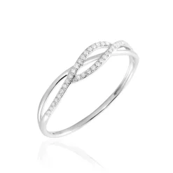 Histoire d'Or Bague Ursulla Or Blanc Diamant Online
