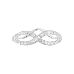 Histoire d'Or Bague Vaguelette or blanc diamant Best