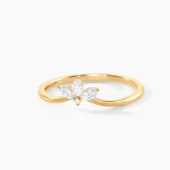 Histoire d'Or Bague Valkyries Or Jaune Diamant Synthétique Online