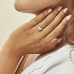 Histoire d'Or Bague Viky Argent Blanc Oxyde De Zirconium Clearance