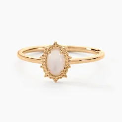 Histoire d'Or Bague Vintage Love Plaqué Or Jaune Pierre De Lune plaqué or jaune pierre de lune blanc