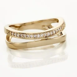 Histoire d'Or Bague Vitoria Plaqué Or Jaune Oxyde De Zirconium Sale