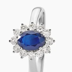 Histoire d'Or Bague Vladimir Or Blanc Saphir Diamants Online