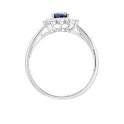 Histoire d'Or Bague Vladimir Or Blanc Saphir Diamants Outlet