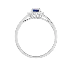 Histoire d'Or Bague Vladimir Or Blanc Saphir Diamants New