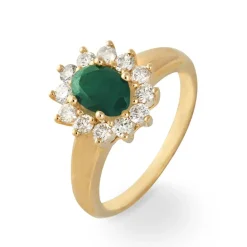 Histoire d'Or Bague Vladimir Or Jaune Emeraude Et Diamant Online