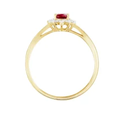 Histoire d'Or Bague Vladimir Diamants or jaune rubis Online