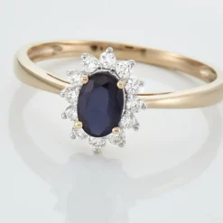 Histoire d'Or Bague Vladimir or jaune saphir New