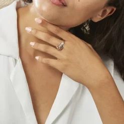 Histoire d'Or Bague Volcania Or Bicolore Diamant Best