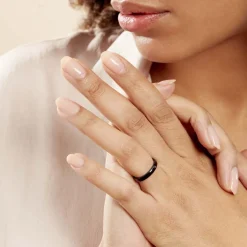 Histoire d'Or Bague Volta Ceramique Noir Céramique Outlet