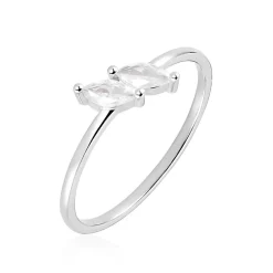 Histoire d'Or Bague Winter Sweetness Argent Blanc Oxyde De Zirconium Discount