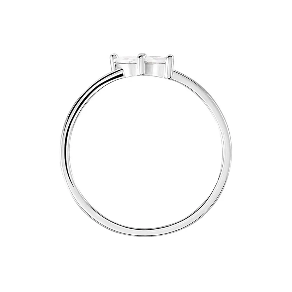 Histoire d'Or Bague Winter Sweetness Argent Blanc Oxyde De Zirconium Discount