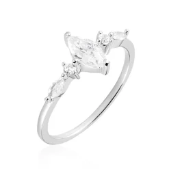 Histoire d'Or Bague Winter Sweetness Argent Blanc Oxyde De Zirconium Hot