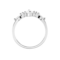Histoire d'Or Bague Winter Sweetness Argent Blanc Oxyde De Zirconium Hot