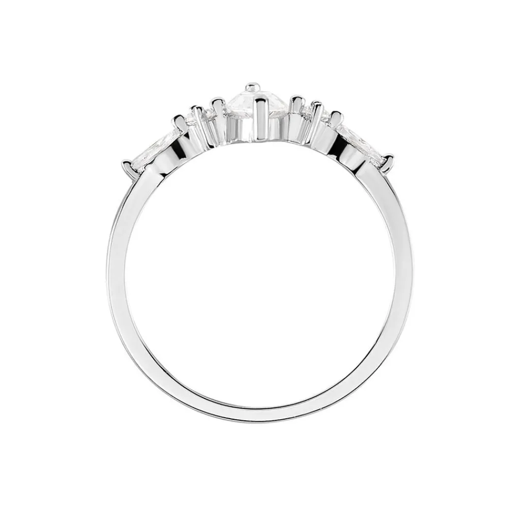 Histoire d'Or Bague Winter Sweetness Argent Blanc Oxyde De Zirconium Hot