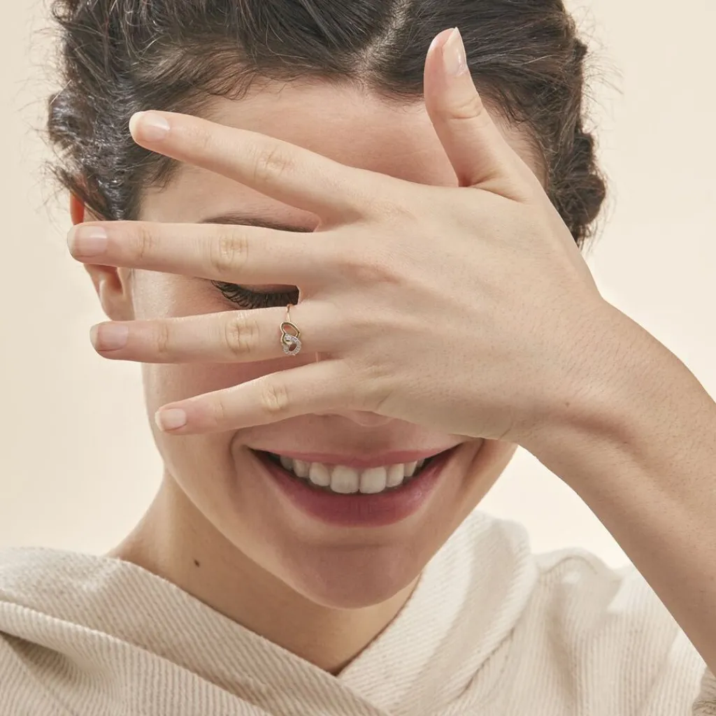 Histoire d'Or Bague Wydad Or Jaune Diamant