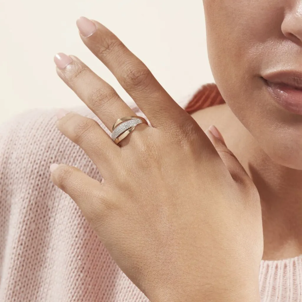 Histoire d'Or Bague Xenia Or Jaune Diamant Clearance