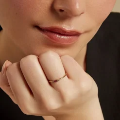 Histoire d'Or Bague Ylonna Plaque Or Jaune Pierre D'imitation Oxyde De Zirconium plaque or dore pierre d'imitation fuschia Best