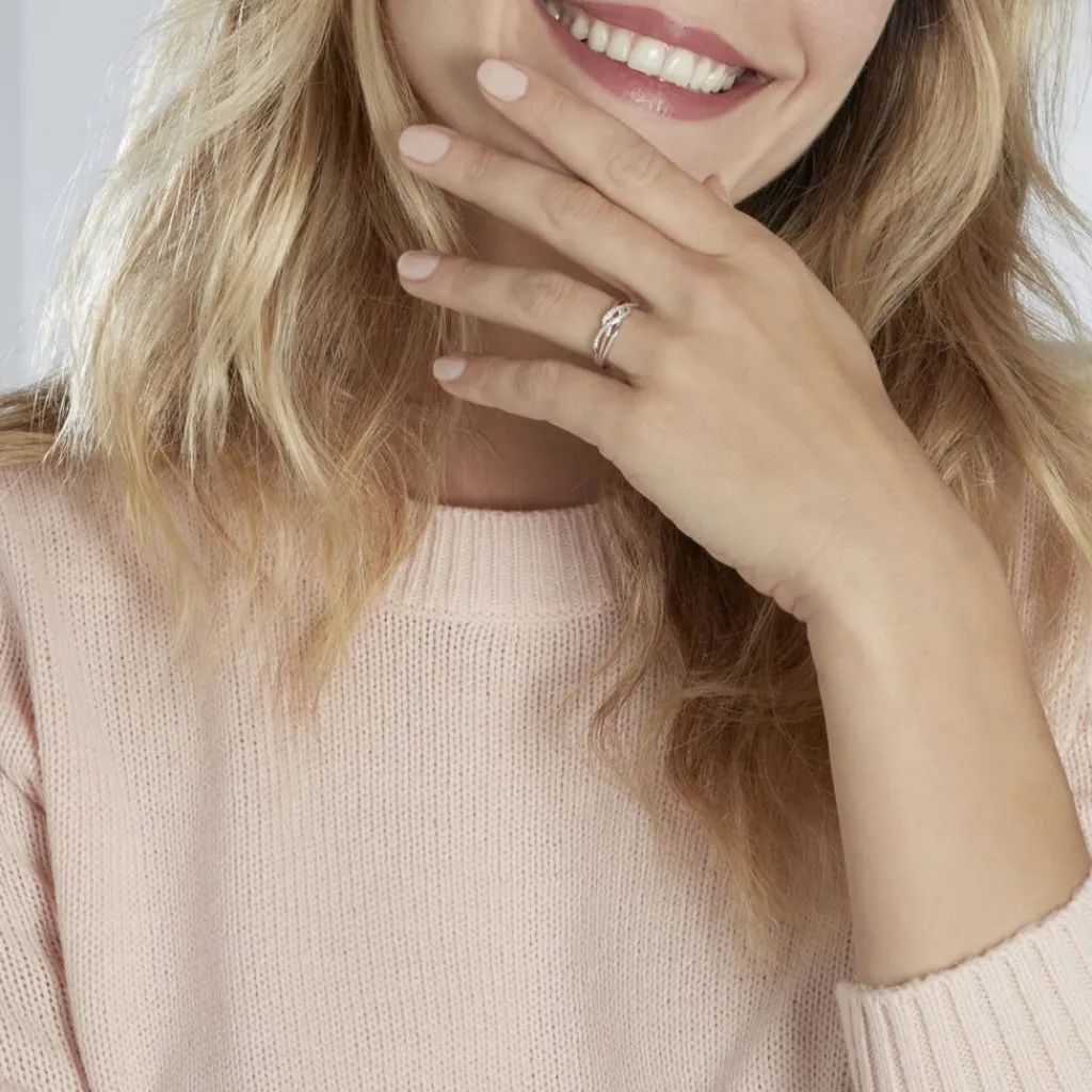 Histoire d'Or Bague Zinna Or Bicolore Diamant New