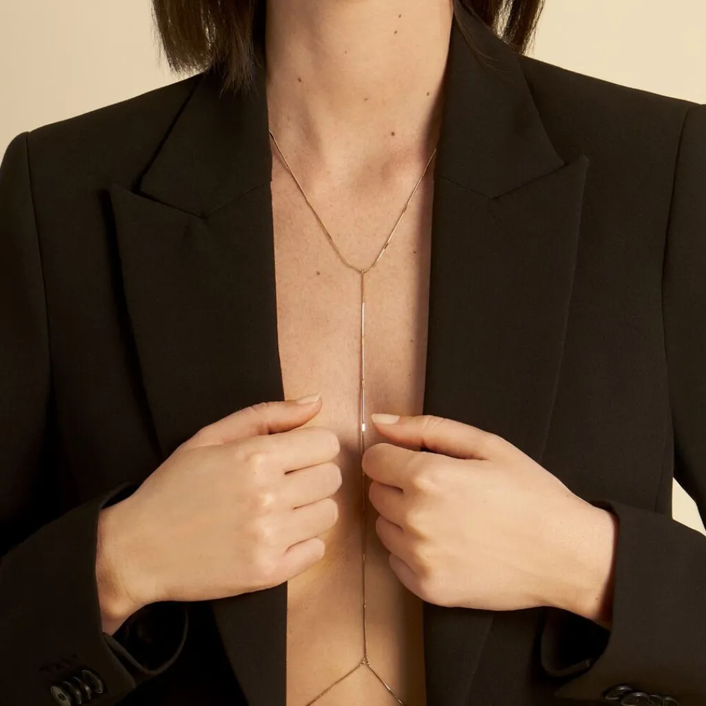 Histoire d'Or Bijou De Corps Sofiya Acier Jaune Sale