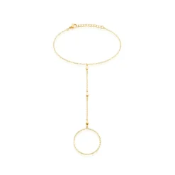 Histoire d'Or Bijou De Main Jaipur Acier Jaune Sale