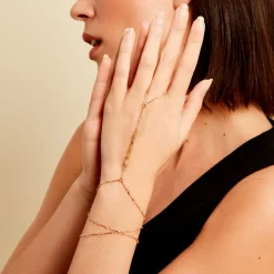 Histoire d'Or Bijou De Main Lodi Acier Jaune Clearance