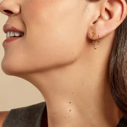 Histoire d'Or Bijou D'oreille Lumis Or Jaune