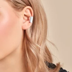 Histoire d'Or Bijou D'oreille Two Argent Blanc