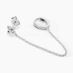 Histoire d'Or Bijou D'oreille Unitaire Argent Blanc Gosse Oxydes De Zirconium Online