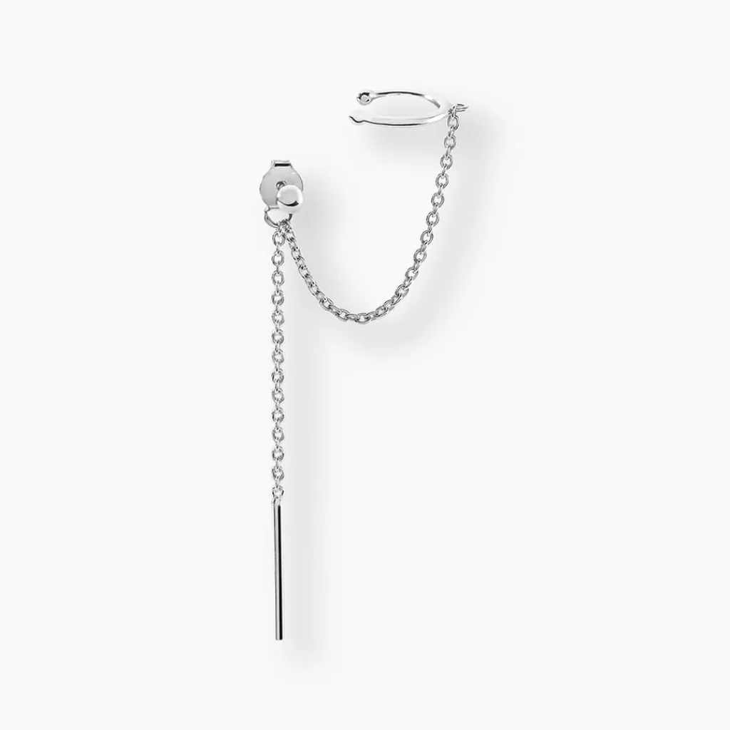 Histoire d'Or Bijou D'oreille Unitaire Argent Blanc Alexiia Discount