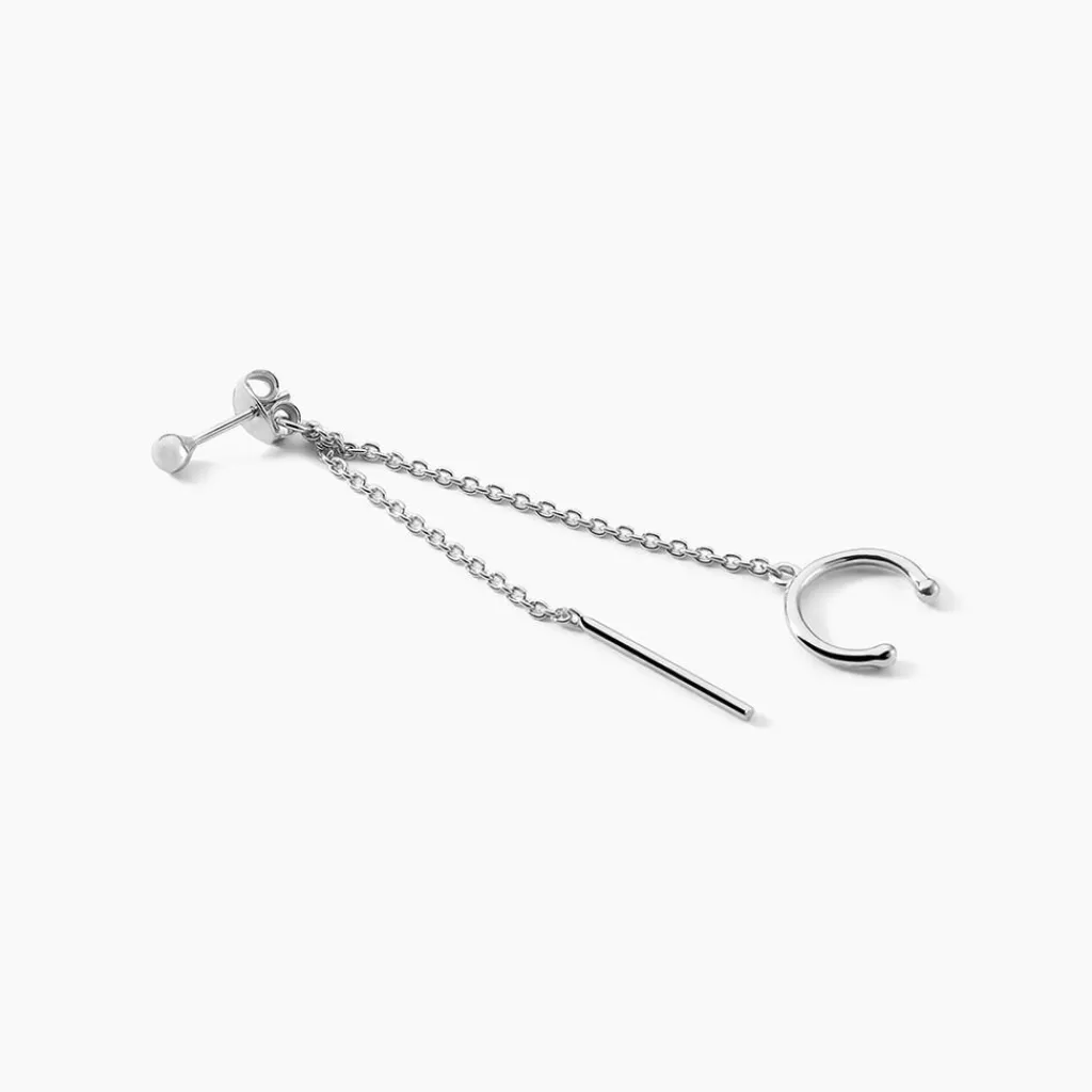 Histoire d'Or Bijou D'oreille Unitaire Argent Blanc Alexiia Discount