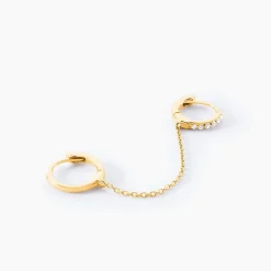 Histoire d'Or Bijou D'oreille Unitaire Briallen Or Jaune Oxyde De Zirconium Discount