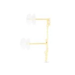 Histoire d'Or Bijou D'oreille Unitaire Ferdy Or Jaune Oxyde De Zirconium Best