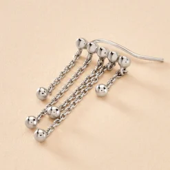 Histoire d'Or Bijou D'oreille Unitaire Fancy Argent Blanc Discount