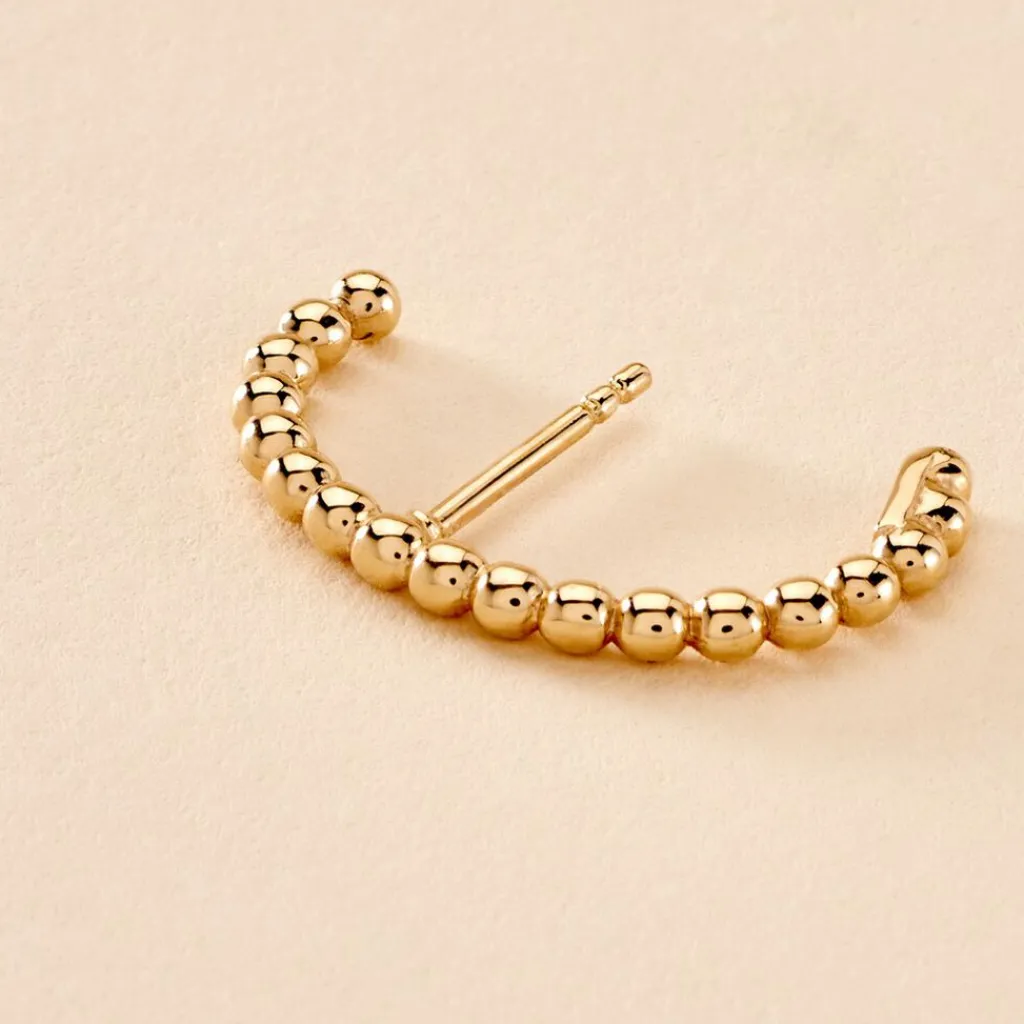 Histoire d'Or Bijou D'oreille Unitaire Pavlova Plaqué Or Jaune Best