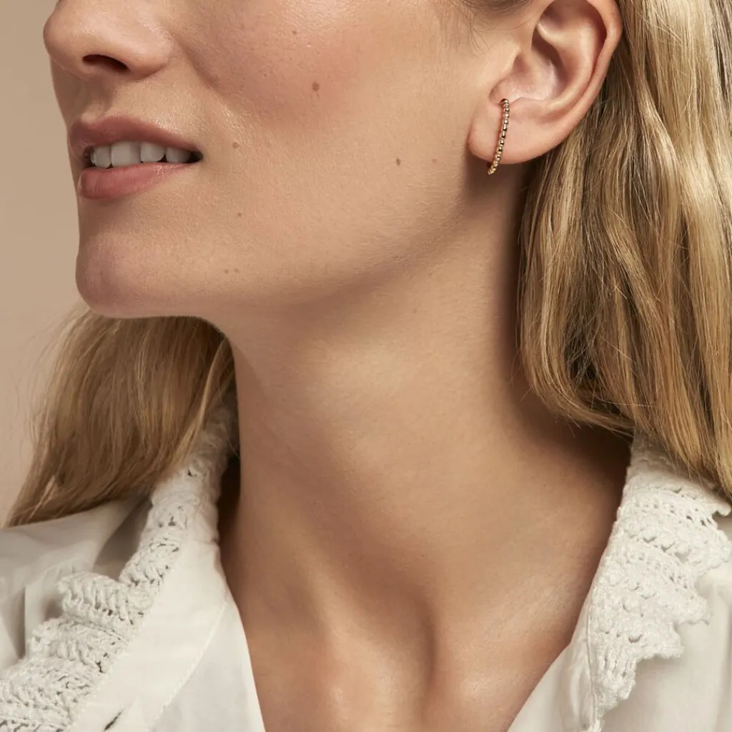 Histoire d'Or Bijou D'oreille Unitaire Pavlova Plaqué Or Jaune Best