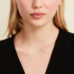 Histoire d'Or Bijou D'oreille Unitaire Pendante Larus Or Jaune Oxyde De Zirconium Clearance