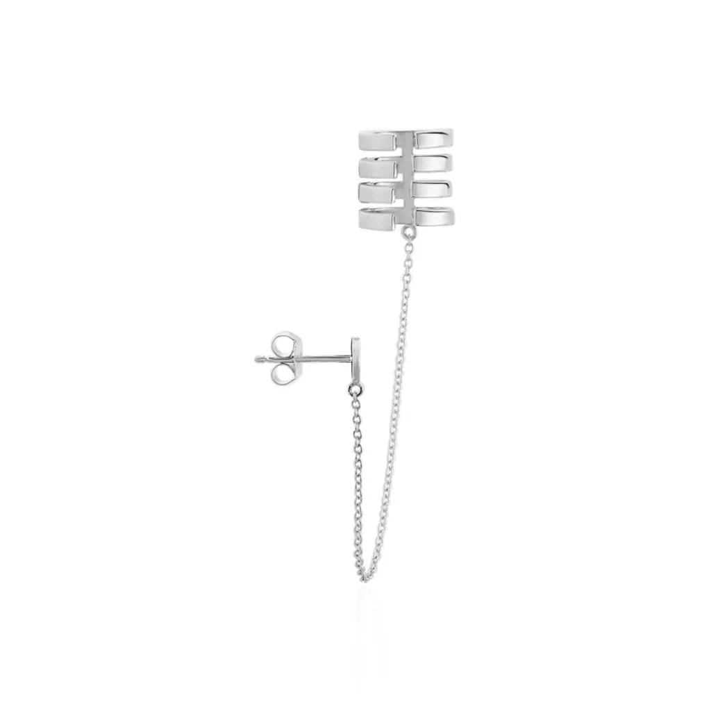 Histoire d'Or Bijou D'oreille Unitaire Trina Argent Blanc Discount