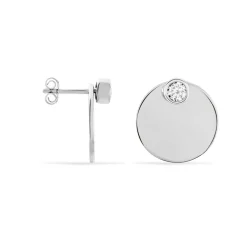 Histoire d'Or Bijoux D'oreilles Aleksandra Argent Blanc Oxyde De Zirconium Clearance