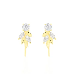 Histoire d'Or Bijoux D'oreilles Alexine Or Jaune Oxyde De Zirconium Hot